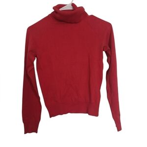 Only The Unlimited Label Red Turtleneck Sweater Size Small